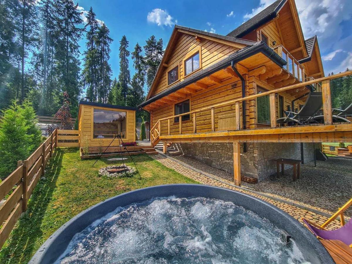Lk Resort Lapsze Domy Z Prywatna Balia I Sauna Lapsze Nizne Exterior photo