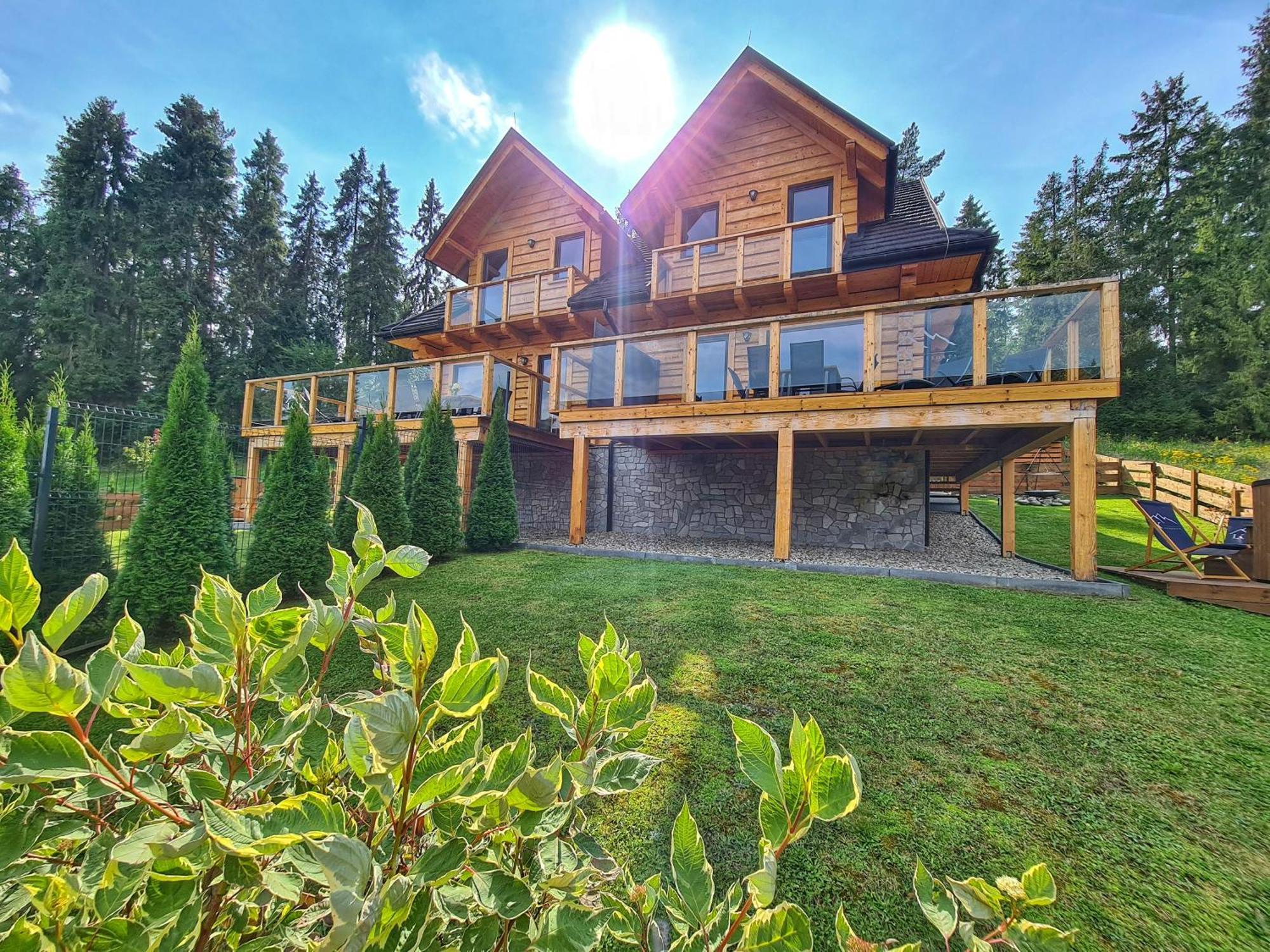 Lk Resort Lapsze Domy Z Prywatna Balia I Sauna Lapsze Nizne Exterior photo