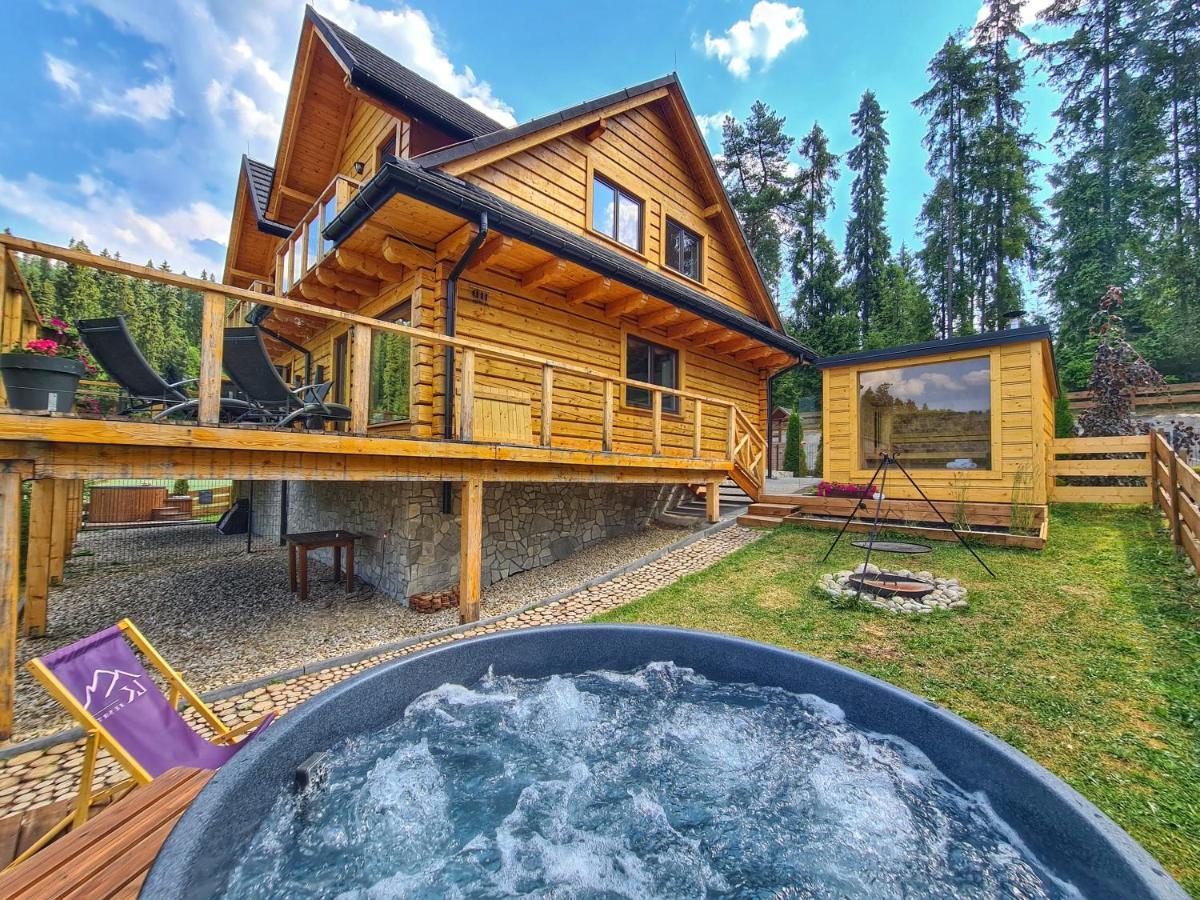 Lk Resort Lapsze Domy Z Prywatna Balia I Sauna Lapsze Nizne Exterior photo
